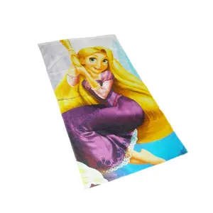 Высококачественное многоцветное одностороннее хлопковое мягкое пляжное полотенце с цифровой печатью, 100% хлопковое пляжное полотенце для бассейна, пляжные полотенца