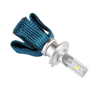 Led de phare de voiture sans ventilateur h7 h4 h11 ampoules de phare de voiture h15 avec cuivre rouge
