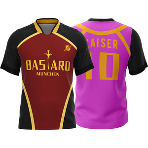 Set Personalizzato di Maglie da <span class=keywords><strong>Calcio</strong></span> Traspiranti con Trasferimento Termico, Logo, Nome e Numero Stampati, Maglietta da <span class=keywords><strong>Calcio</strong></span> <span class=keywords><strong>Personalizzata</strong></span> per Allenamento e Partite di Squadra - Product Image 1