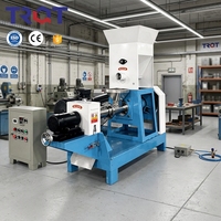 Machine extrudeuse d'aliments pour animaux à succès : extrudeuse de granulés pour maïs, soja, volaille, poisson, chien et chat