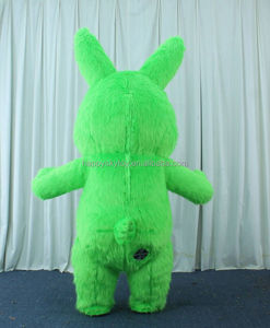Disfraz de Mascota de conejo de dibujos animados <span class=keywords><strong>Tuku</strong></span> divertido personalizado, muñeco de conejo inflable grande para puesta en escena, disfraz de conejo adulto para - Product Image 6