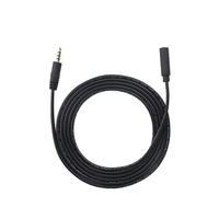 Haute qualité 3.5MM 4 pôles TRRS câble Aux stéréo Audio mâle à femelle câble d'extension avec gaine en PVC prise Jack câble AUX