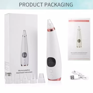 Limpiador de mano para la nariz, removedor de espinillas al vacío, impermeable, cabezal de limpieza profunda de poros, herramienta de belleza intercambiable - Product Image 4