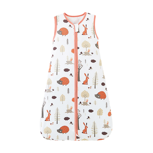 <strong>Baby</strong> Sleep Sack 100% Cotton 2-Way Zipper Moisture Wicking Anti-startle Wearable Blanket Sleeping Bag <strong>Baby</strong> Boy Girl - Product Image 1