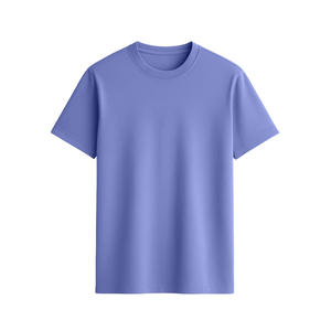 T-shirt pour homme en coton 100% de couleur unie, conçu pour une utilisation régulière, confortable à porter, respirant, séchage rapide, durable - Product Image 1