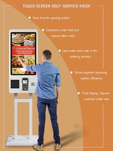 27 32inch màn hình cảm ứng KFC Takeaway nhà hàng đặt hàng máy tự phục vụ máy in thanh toán tự đặt hàng thanh toán kiosk - Product Image 3