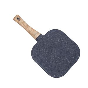Padella Antiaderente a 2 Fori per Uova Fritte e Omelette, con Manico in Legno, per Pancake e Colazione - Product Image 5