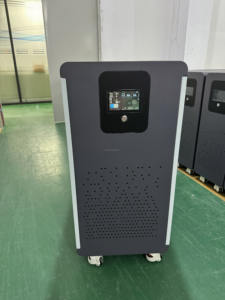 <span class=keywords><strong>Batterie</strong></span> Solaire Lithium LiFePO4 Mobile 51.2V 300Ah 15kWh de Stock EU 8000 Cycles 30kWh, Système de Stockage d'Énergie Domestique Monté au Sol - Product Image 3