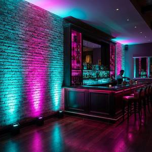 ดีเจดิสโก้เวทีไฟอัพไลท์แบตเตอรี่ไร้สาย RGBWAUV 6*18 วัตต์แบตเตอรี่ไร้สาย Led Par Light กระป๋อง - Product Image 2