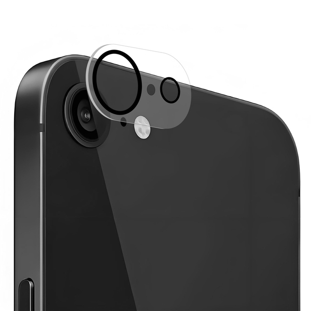 High-Quality Aluminum Steel Tempered Glass Camera Lens Protector for IPhone 16E 17E- 3D Full Coverage Rear Camera Lens Film