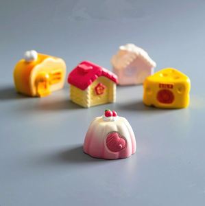 Moule en silicone pour bougies parfumées, résine, plâtre, et fabrication artisanale de jouets <span class=keywords><strong>mochi</strong></span> squishy en forme de dessin animé, de pudding ou de collation mignonne - Product Image 1