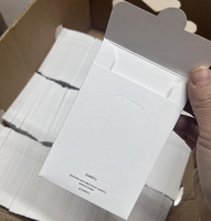 Pochette en carton de luxe pour cartes de visite, avec logo personnalisé, pelliculage, poignée, enveloppe en papier de luxe pour emballage de cartes-cadeaux et portefeuilles