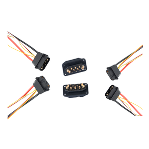 2P+8P 30A High Current Hybrid Connector Gold Plated Male Female Terminal 8Core 3A Signal Pin Plant Protection <b>Drone</b> RC Aircraft - Product Image 3