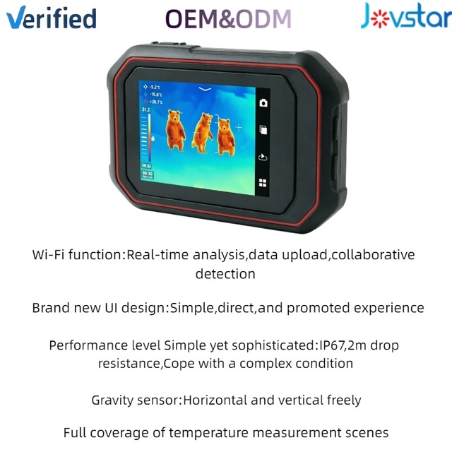 VOx FPA C Series Pocket Thermal Imaging Camera Night Vision Day Night Use Thermal Scope CMOS Sensor 1x Optical Zoom Image
