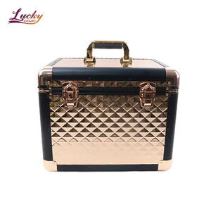 Profession eller Pferde pflege koffer Aluminium-Werkzeug koffer für die Reinigung von Pferdehaaren Aluminium-Organizer mit großer Kapazität und beweglichem Tablett - Product Image 1