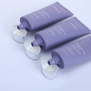 Tubes cosmétiques personnalisés en PE rouge pour crème visage, crème mains, BB crème, crème yeux, nettoyant, soins de la peau – Capacités 15ml, 40ml, 60ml, 80ml - Product Image 3