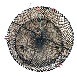 Offre Spéciale 50*20cm Pliable Trois Trous Crabe <span class=keywords><strong>Poisson</strong></span> Cage Pièges à Vendre - Product Image 1