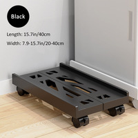 Home Computer Accessories Customizable Plastic Tower Rack for Desktop PCs Adjustable Movable Computer Case Stand