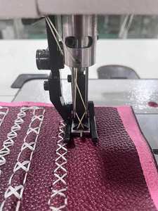 LVBU Marque LVBU-266 <span class=keywords><strong>Mini</strong></span> machine à coudre en cuir à double aiguille Machine à coudre industrielle en cuir à double aiguille - Product Image 4