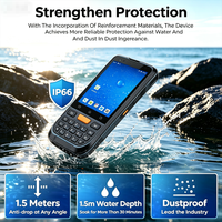 C-Readertek N60 Android 9 Octa-core 2.0GHz Komputer Genggam Layar Penuh 4-Inci 16GB RAM Pemindai Barcode Portabel Stok IP66