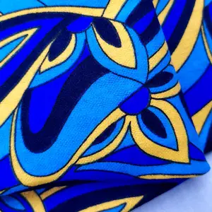 Wholesale Wool Flannel Fabric 100% Cotton Printing African Dress Ankara African Clothing for Women