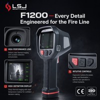 Caméra thermique de lutte contre les incendies LSJ F1200 384x288 1200 ° Caméra thermique portable Wi-Fi IP67 avec pointeur laser pour la détection de scènes d'incendie et les opérations de sauvetage