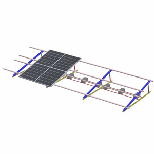 Sistema de Montaje de Paneles Solares, Soporte de Instalación, Riel para Techo y Suelo, Estructura Fotovoltaica de Acero al Carbono, CE N/m, Techo Curvo - Product Image 1