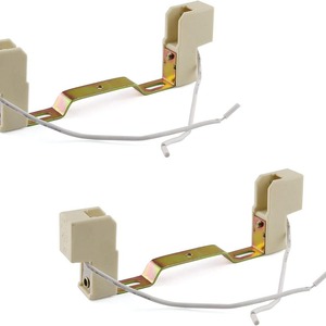 Support de lampe <span class=keywords><strong>R7S</strong></span> en céramique, double extrémité, pour tube halogène, tête de lampe, accessoire, support métallique, cadre tungstène, résistant aux hautes températures - Product Image 3