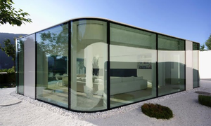 Verre isolant trempé courbé sur mesure, double vitrage, pour mur-rideau extérieur commercial, serre solaire, salle de bain - Product Image 4