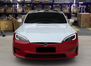 เหมาะสำหรับ <span class=keywords><strong>Tesla</strong></span> Model <span class=keywords><strong>S</strong></span> 2014-2022กันชนหน้าชุดบอดี้โมเดลโมเดลโมเดลอัพเกรดไฟหน้าแบบ one-to-One - Product Image 3