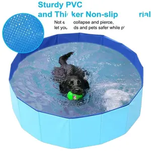 Outils de toilettage pour animaux de compagnie pliable chien bain pour animaux de compagnie piscine baignoire pour enfants piscine pour chiens chats et enfants