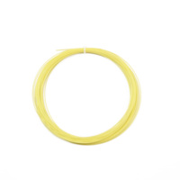 Cordage de badminton YYJ63 0,63 mm à rebond élevé, protégé contre les UV, blanc, 24-28 lbs, sensation nette et touche ultime pour une sensation premium