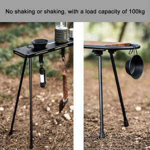 OEM 초경량 다기능 휴대용 접이식 다리 접이식 캠핑 알루미늄 테이블 다리 테이블 용 - Product Image 4