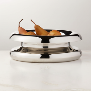 Bol de service en acier inoxydable avec un design pratique et durable pour servir des plats froids et chauds avec élégance - Product Image 2