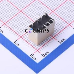 AGN200A12Z Signal Relay SMD,5.7x10.6mm Relay 12V 2 Changeover: 2C (DPDT-Changeover)::: 110V-DC/125V-AC AgPd+Gold Plated - Product Image 2