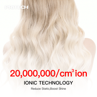 Pritech 3 en 1 outils de coiffure ions négatifs fer à friser céramique lissage fer plat fer à lisser professionnel
