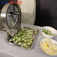 Loongyi Commerciële Cassave Knoflook Chips Vis Amandel Groente Citroen Snijmachine
