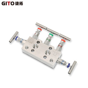 Transmetteur de pression GITO 316L EJA à cinq vannes coplanaires, collecteur en acier inoxydable 304 avec bride 3051 pour transmissions de pression - Product Image 3