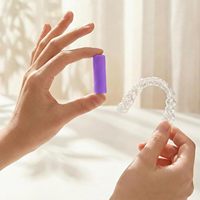 Mordedores de Silicona Multicolor Transparentes Invisalign para Ortodoncia, Retenedores Dentales, Bandejas y Alineadores