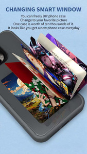 Nueva llegada E-ink HD Display DIY Phone Case Design Custom NFC Mobile Phone Case para <span class=keywords><strong>iPhone</strong></span> 14 15 16 Pro Max - Product Image 4