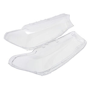 Cubiertas de faros delanteros para BMW Serie 5 G30 G38, de plástico transparente con clip, para modelos 2017-2018, embellecedor de luces automotrices - Product Image 1