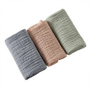 Lingette en coton écologique pour bébé, petite serviette carrée douce pour le visage, couverture réconfortante pour la chambre des enfants, soins quotidiens - Product Image 4