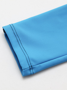 <span class=keywords><strong>Costume</strong></span> da Bagno Intero da <span class=keywords><strong>Donna</strong></span> Personalizzato 2025, Modello Sportivo a Vita Alta con Maniche Lunghe, in Spandex/Poliestere Elasticizzato a Righe - Product Image 6