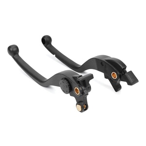 Kit de leviers de commande de guidon en aluminium pour moto, leviers de frein et d'embrayage compatibles avec <span class=keywords><strong>BMW</strong></span> R12 R <span class=keywords><strong>Nine</strong></span> <span class=keywords><strong>T</strong></span> <span class=keywords><strong>Pure</strong></span> Urban Scrambler R1200 R nineT - Product Image 4