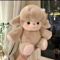 Peluche cochon mignon West Highland, série animaux en fourrure, anti-stress, coton PP