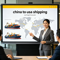 Service de fret porte-à-porte DDP de Chine vers les États-Unis pour Amazon FBA avec assurance LCL+Express, transit en 15-25 jours