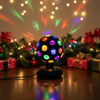 Disco-Weihnachtsparty-Licht Liebesgeschenk USB Mini LED Stroboskop-Licht Magische Kugel Mehrfarbige Tanz-Atmosphäre Nachtlicht für Zuhause