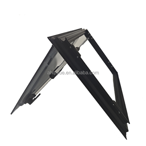 Fenêtre extérieure plate en acrylique à angle droit pour <span class=keywords><strong>caravane</strong></span>, double vitrage avec stores et <span class=keywords><strong>rideaux</strong></span> – Offre spéciale - Product Image 6