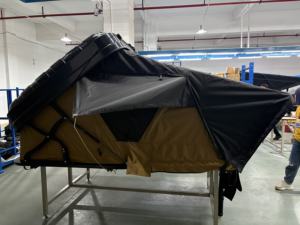 Tente de toit de <span class=keywords><strong>camping</strong></span> pour voiture tout-terrain 4WD de l'usine de tentes de toit <span class=keywords><strong>à</strong></span> l'expédition Tente de toit de voiture de grande taille - Product Image 3