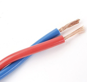 سلك كهربائي منزلي مقاوم للحريق متعدد الجدائل بقلب نحاسي مضاد للشيخوخة من PVC RVS ثنائي النواة 1.5 مم²/2.5 مم² بسعر المصنع - Product Image 1